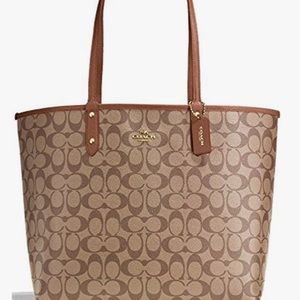 Reversible City Tote In Signature Canvas